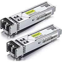 Los mejores  - [2 Pack] 1G SFP SX Multimodo Mini-Gbic Módulo- 1000Base-SX SFP LC Transceiver- Compatible para Cisco GLC-SX-MMD- Meraki…